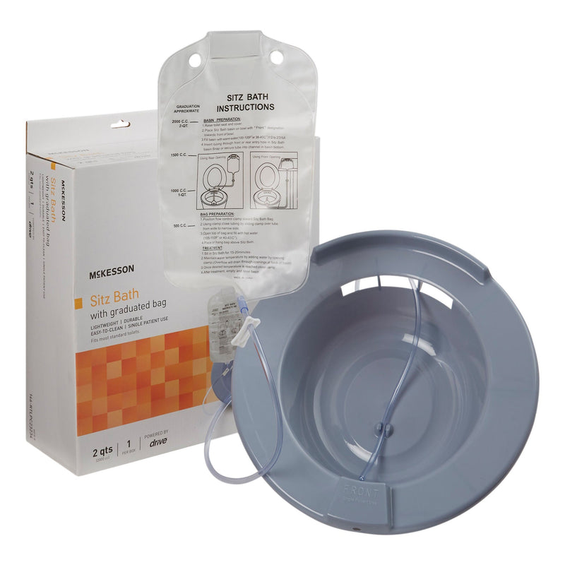 McKesson Round Sitz Bath, 2,000 mL Bag (Case of 6 Items)