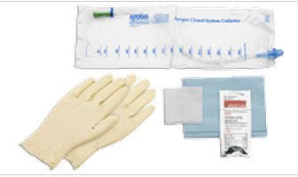 Intermittent Catheter Tray Apogee Closed System / Firm Tip 16 Fr. Without Balloon (Case)