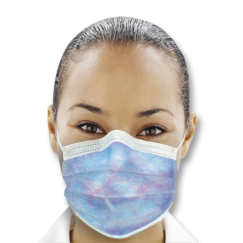 SPS Medical Supply Isofluid Plus Earloop Mask, Kaleidoscope (2000/CS)