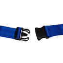 SkiL-Care Wheelchair Safety Belt, 2 x 42 in., Black / Blue (Each)