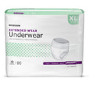 McKesson Extended Wear Maximum Absorbency Underwear, Extra Large (Case of 48)