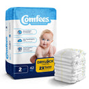 Attends Healthcare Products Attends Comfees Premium Baby Diapers, Unisex, Tab Closure, Size 2 (168/CS) 