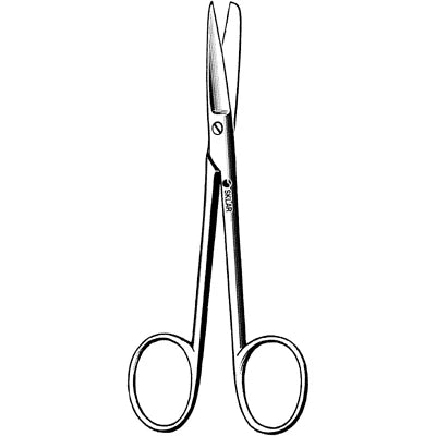 Sklar Wagner Scissors - 4-1/2", Straight, Smooth, Sharp/Blunt - 47-1048