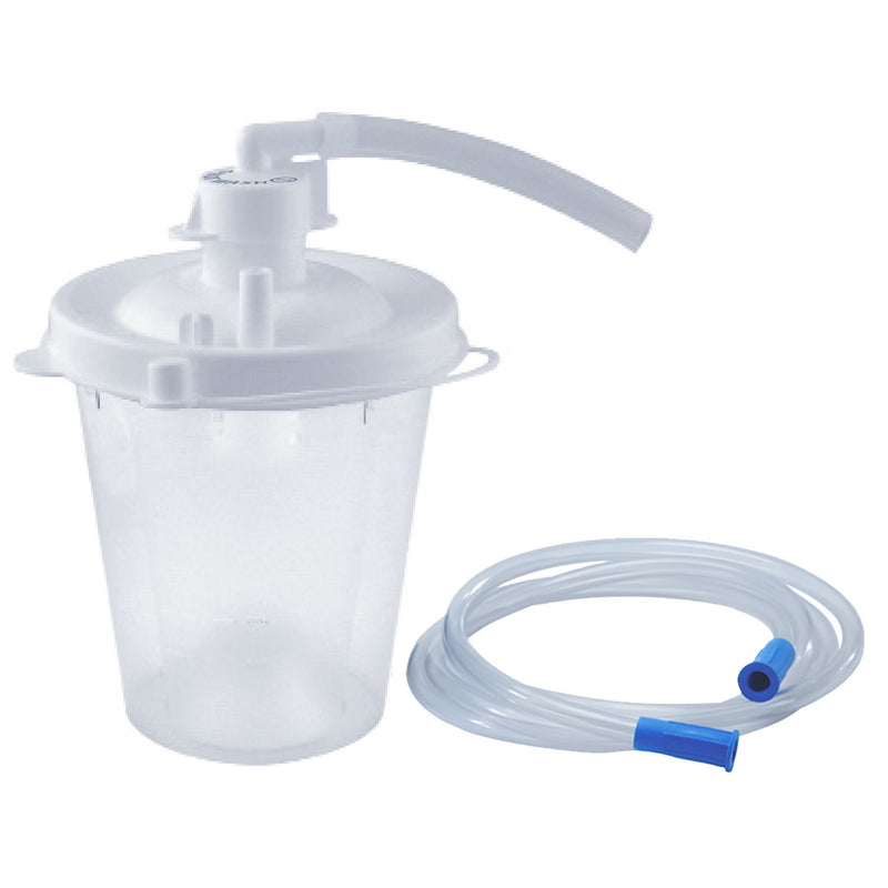 Suction Canister Vacu-Aide QSU 800 mL Float Valve Shut-Off Lid (Each)