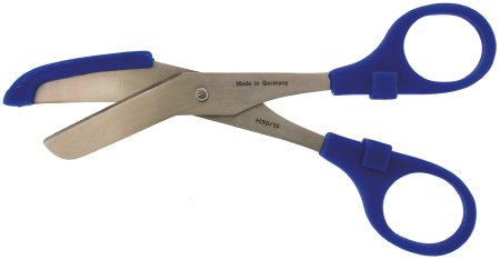 BR Surgical Nurse's Scissors, blue handle, 5½" 