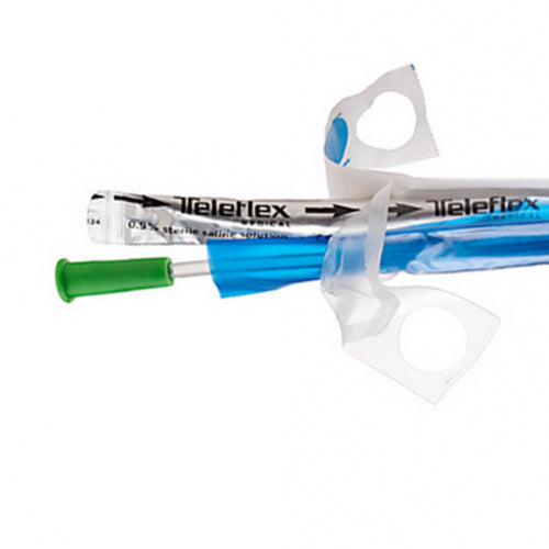 Urethral Catheter FloCath QUICK Straight Tip Hydrophilic Coated PVC 14 Fr. 7 Inch Length 
