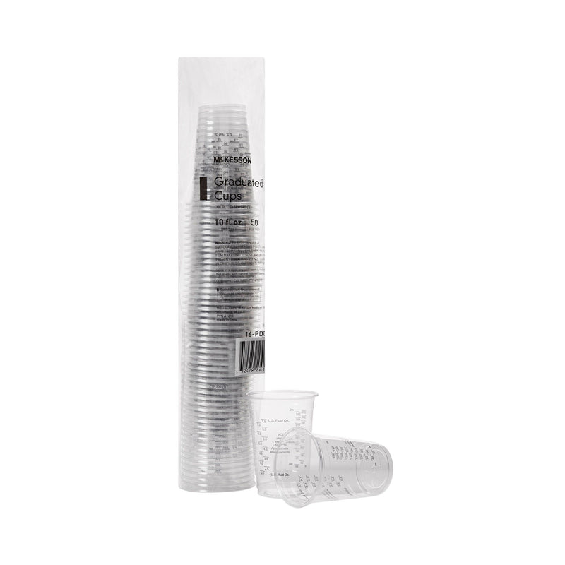 McKesson Graduated Drinking Cup, 10 oz., Clear (Case of 1000)