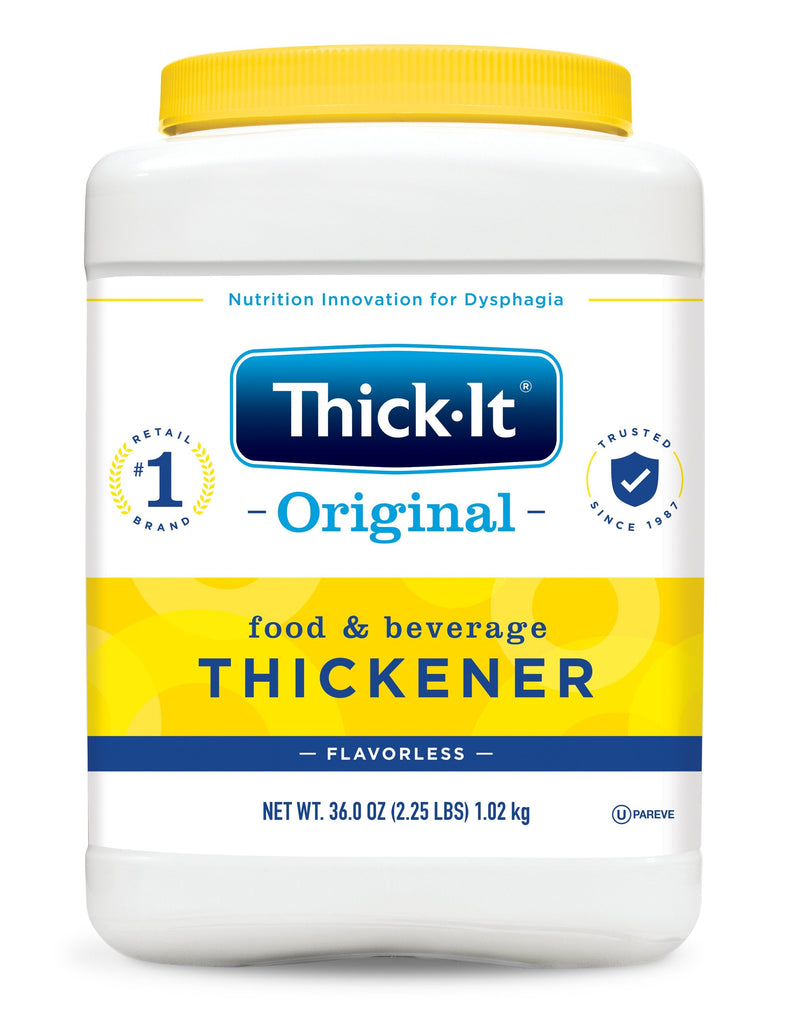 Food and Beverage Thickener Thick-It Original 36 oz. Canister Unflavored Powder IDDSI Level 0 Thin 