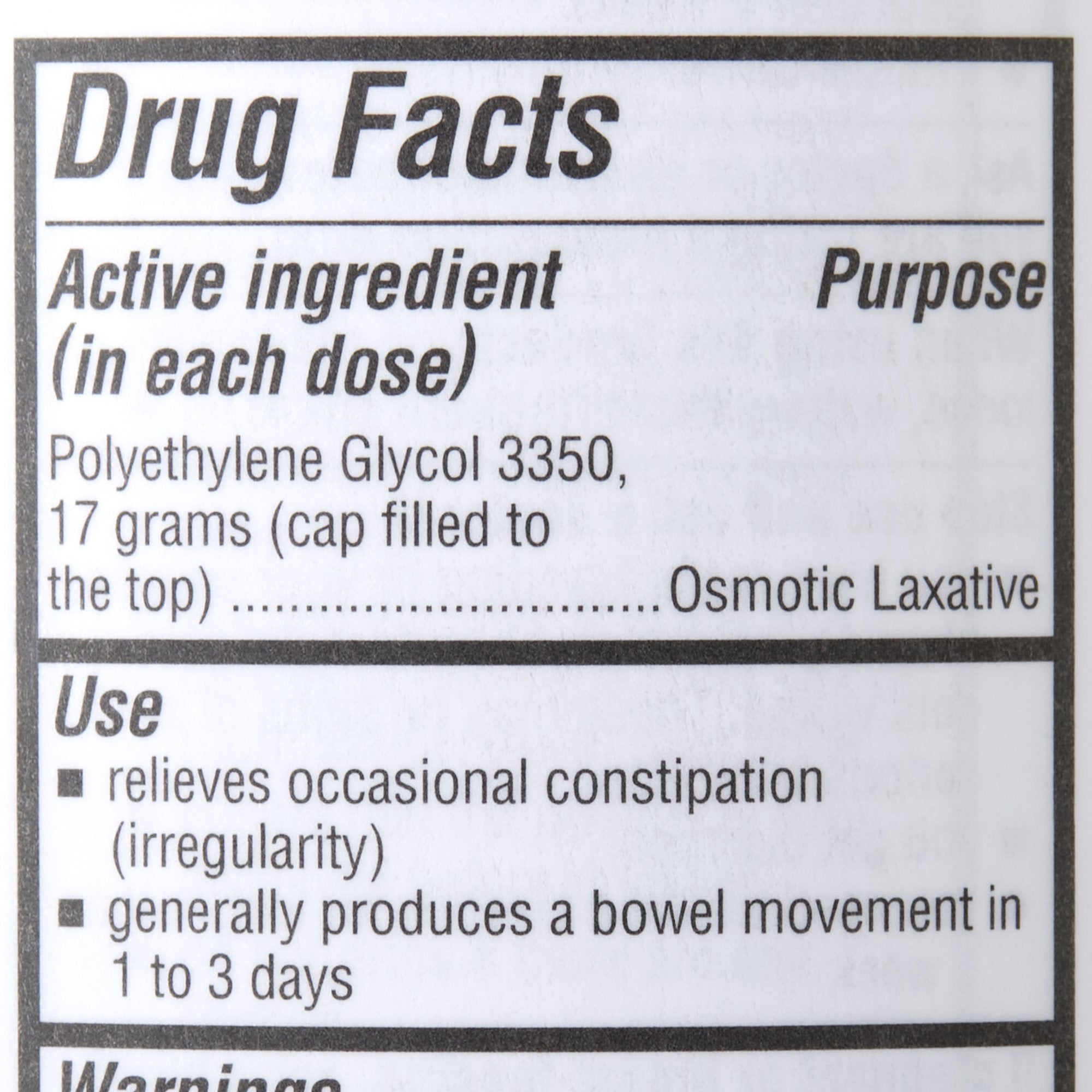 Geri-Care Geri-Care Polyethylene Glycol 3350 Laxative (12/CS)