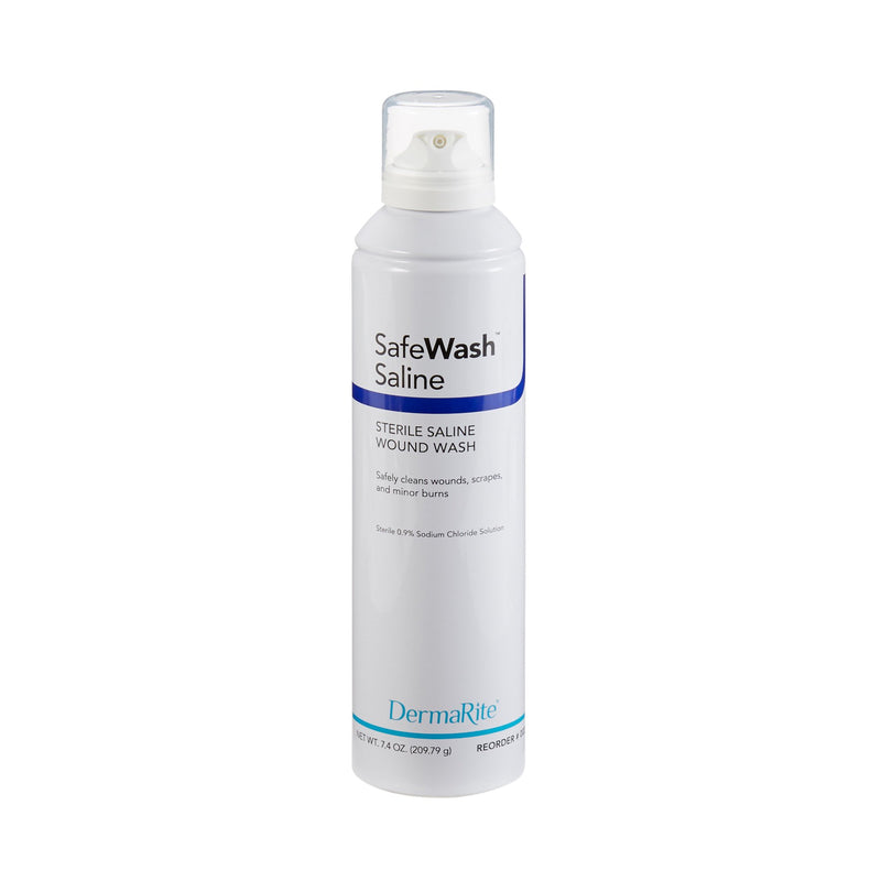 SafeWash Irrigation Solution, Sodium Chloride 0.9%, 7.1-ounce Spray Can (Case of 12)