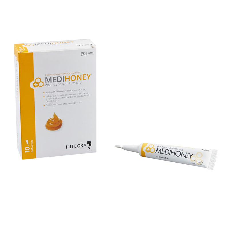 Honey Wound and Burn Dressing MEDIHONEY 0.5 oz. Paste Sterile