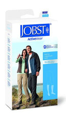 SOCK KNEE 15-20MMHG CLOSEDWHT SM