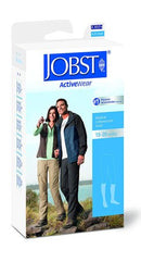 SOCK KNEE 15-20MMHG CLOSEDWHT MD