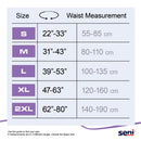 Seni Active Super Plus Overnight Heavy Absorbent Underwear, Large (32/CS) 