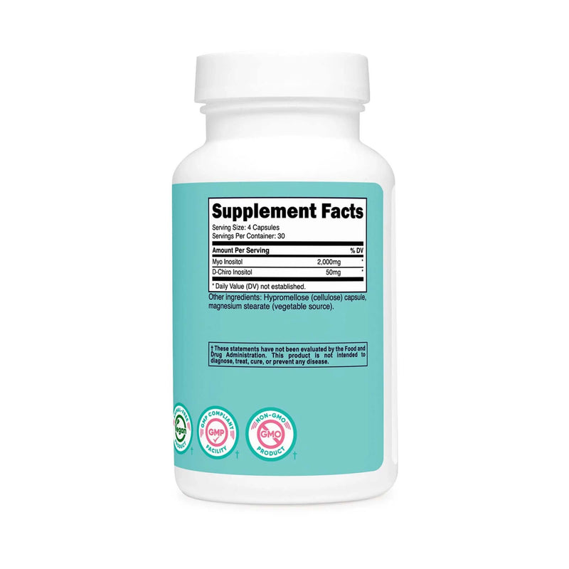 nutricost Myo & D-Chiro Inositol for Women's Hormonal and Metabolic Health