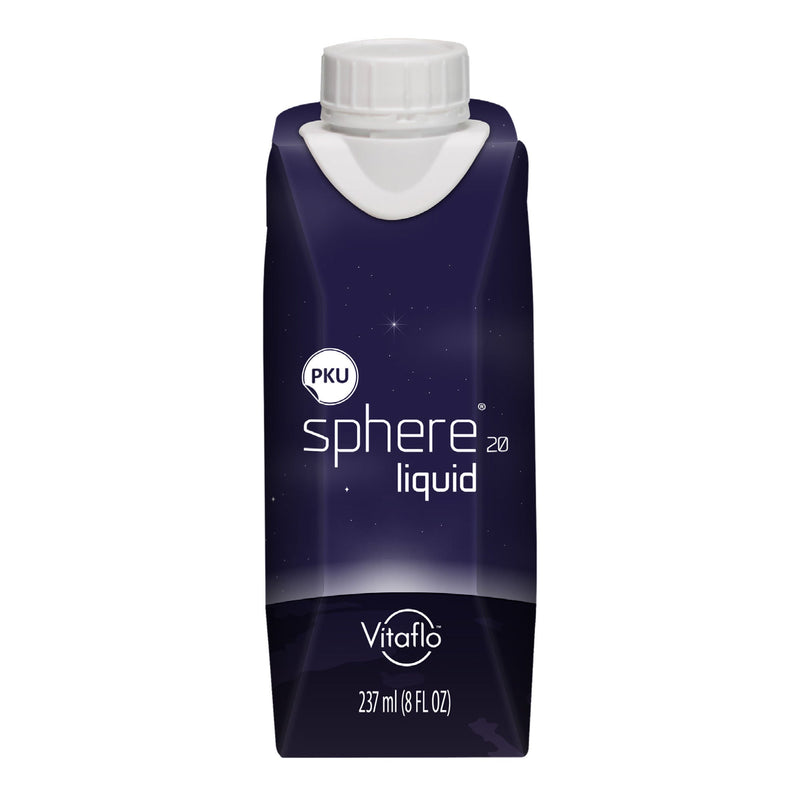 Oral Supplement PKU sphere liquid Vanilla Flavor Liquid 8 oz. Carton (Case of 15)