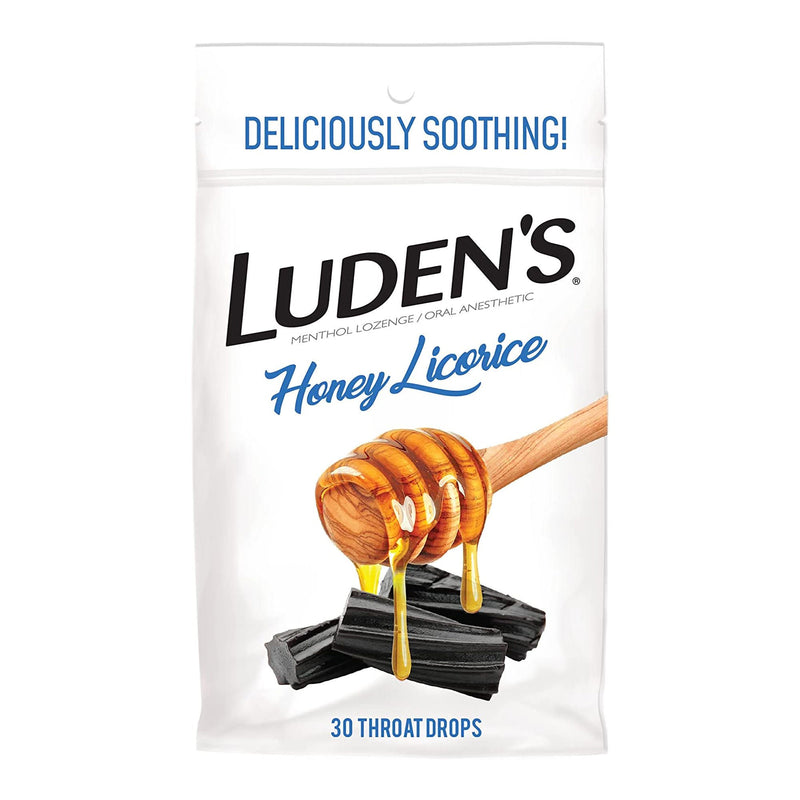 Luden's Throat Drops Honey Licorice (Bag of 30)