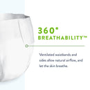 Prevail Per-Fit 360° Daily Briefs, Maximum Plus, Size 3 (Case of 60)