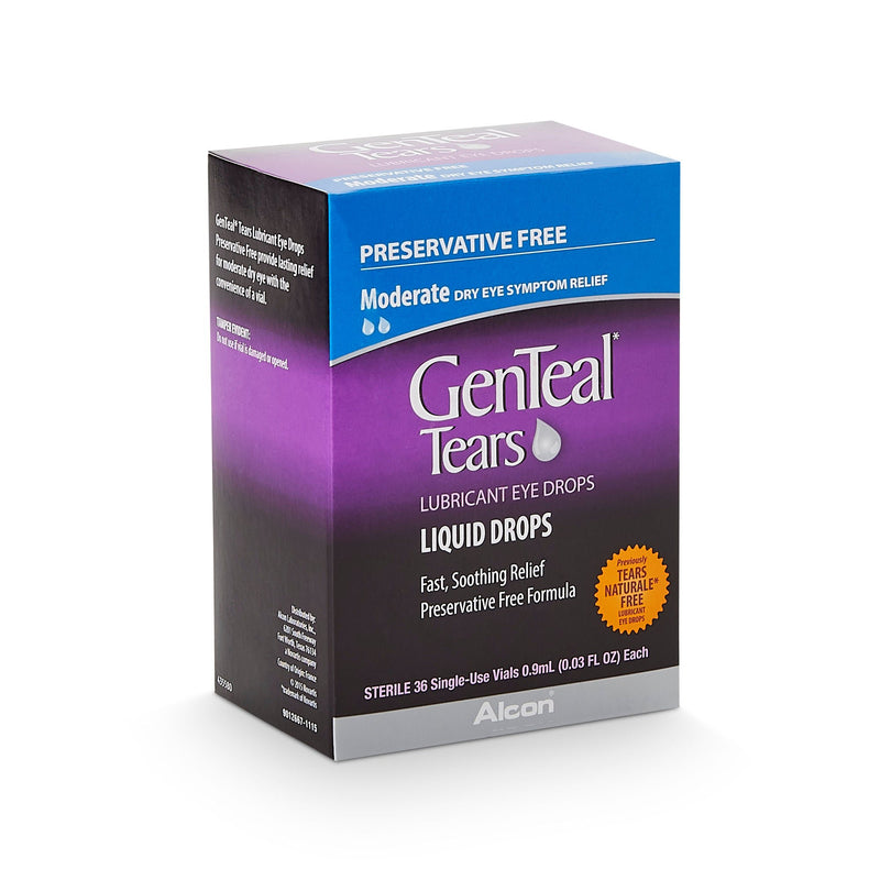 GenTeal Tears Lubricant Eye Drops Single-Use Vials (Box of 36)