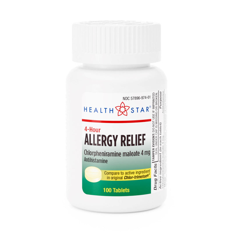 Health*Star Chlorpheniramine Maleate Allergy Relief (Case of 1200)