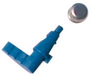 BR Surgical Blue Stopcock lever and screw cap replacement for Hysteroscopy Sheath (for BR975-2730-210)