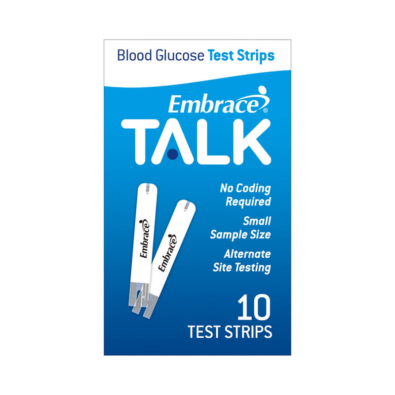Omnis Health Embrace Blood Glucose Test Strips (Case of 1000)