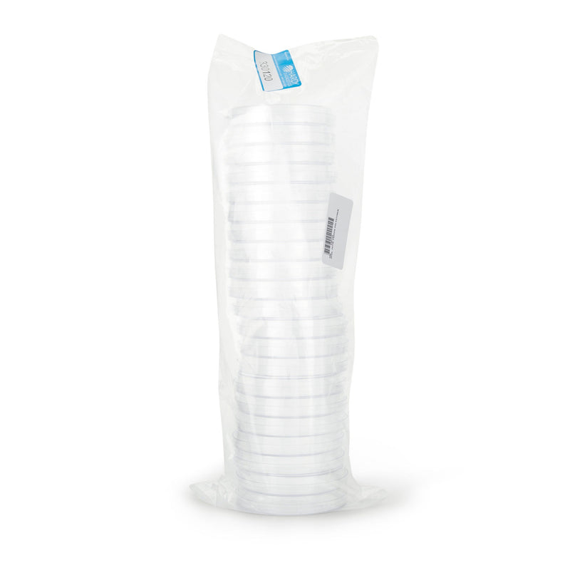 Parter Medical Polystyrene Petri Dish, 100 x 15 millimeters (Sleeve of 20)