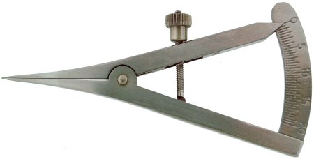 BR Surgical CASTROVIEJO Caliper, 0-20mm, 3½" 