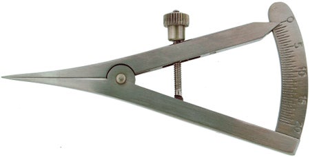 BR Surgical CASTROVIEJO Caliper, 0-20mm, 3½" 