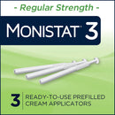 Prestige Medical Monistat 3-Day Treatment Vaginal Antifungal Prefilled Cream Applicators (3/BX) 