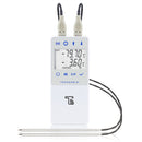 Cole-Parmer/Antylia Scientific Ultra-Low Temperature Data Logger with Alarm TraceableLIVE Fahrenheit / Celsius -130° to +221°F (-90° to +105°C) 2 Stainless Steel Probes Multiple Mounting Options Battery Operated 