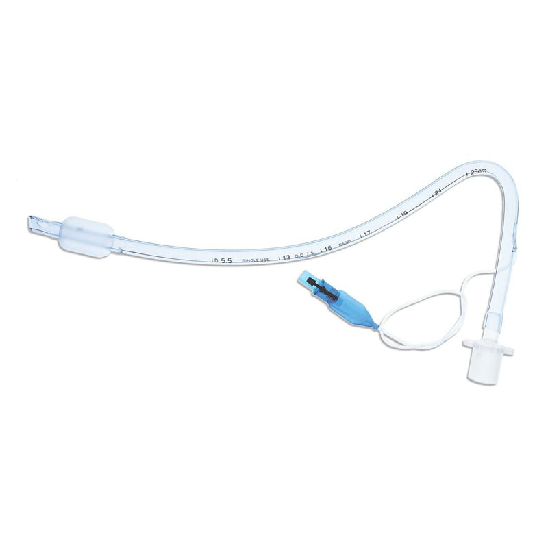 Cuffed Endotracheal Tube SunMed 200 mm Length Curved 4.0 mm ID Pediatric Murphy Eye 