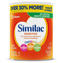 Infant Formula Similac Sensitive Unflavored 29.8 oz. Can Powder Iron Lactose Sensitivity (Case of 6)