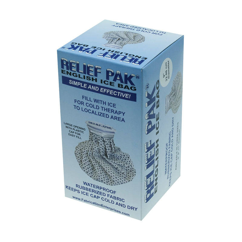 Relief Pak English Ice Cap Reusable Ice Bag, 9 Inch Diameter (Each)