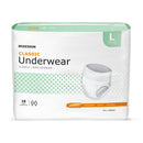 McKesson Classic Light Absorbency Incontinence Underwear, Large (Case of 72)