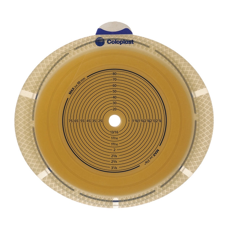 Coloplast SenSura Flex Flat Ostomy Barrier, Trim to fit 10 – 88 mm, Gray Match (5/BX) 