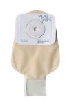 Colostomy Pouch MicroSkin One-Piece System 11 Inch Length Flat, Pre-Cut 1 Inch Stoma Drainable 