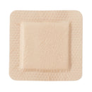 McKesson Silicone Adhesive with Border Silicone Foam Dressing, 4 x 4 Inch (10/BX) 