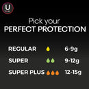 Tampon U by Kotex Click Super Absorbency Plastic Applicator Individually Wrapped (Case of 192)