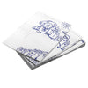 McKesson Nonsterile White / Blue Cartoon Toes Procedure Towel, 13 x 18 Inch (Case of 500)