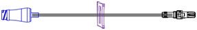 IV Extension Set ICU Needle-Free Port Small Bore 7 Inch Tubing (Case)