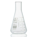 FLASK GLASS ERLENMEYER 250MLHEAVY DUTY ASTM E1406 6/BX