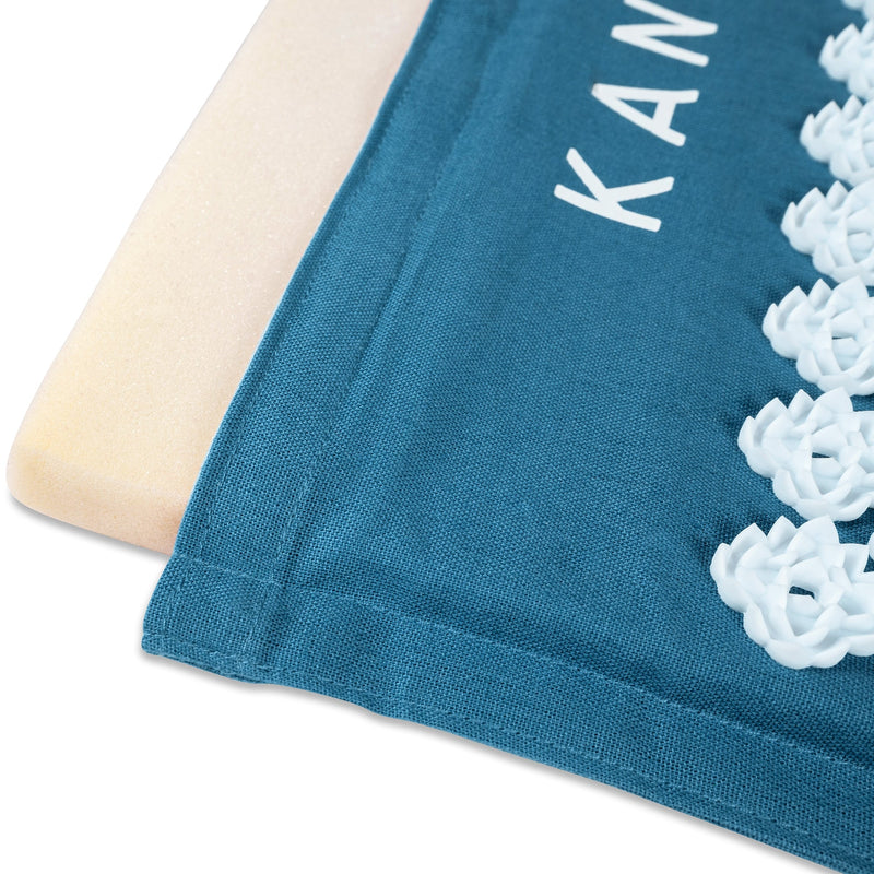 Acutens Inc Kanjo Memory Foam Acupressure Mat Set, Teal (8/CS) 