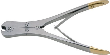 BR Surgical Wire Cutter, 2.0mm soft wire, 1.6mm hard wire, double action, 7" TC 