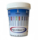 Drugs of Abuse Test Kit AMP500, BAR, BUP10, BZO, COC150, FEN 5, mAMP/MET, MDMA500, MTD, OPI (MOR300), OXY, PCP, THC50, (CR pH, OX) 25 Tests CLIA Waived (Box of 25) 
