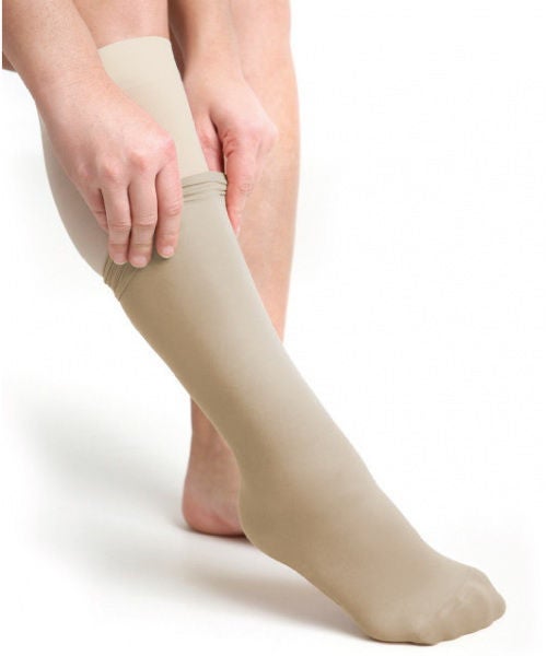Multi-Layer Compression Sock Knee High Size D / Regular Beige (Pair)