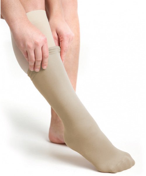 Multi-Layer Compression Sock Knee High Size E / Regular Beige 