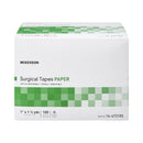 McKesson Brand McKesson Paper Medical Tape, 1 Inch x 1-1/2 Yard, White (800/CS) 