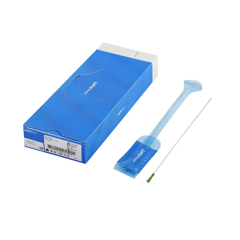 Urethral Catheter LoFric Primo Straight Tip Hydrophilic Coated PVC 14 Fr. 16 Inch Length 