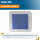 Super Absorbent Charcoal Dressing McKesson Square 6 X 6 Inch With Border Sterile (Case of 200)